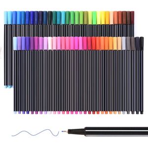 60 Fineliner Kleur Pennen Set-0.4mm Fijne Punt Markers Fijne Tip Tekening Pennen Perfect voor Bullet Journal Volwassenen kleurboek