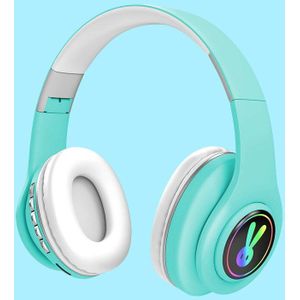 Opvouwbare Led Rabbite Bluetooth Kinderen Hoofdtelefoon Met Microfoon Leuke Meisjes Draadloze Muziek Helm Voor Iphone Android Xiaomi