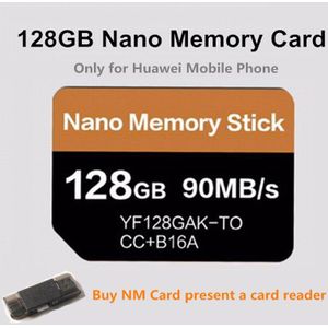 Nm Kaart Nano Geheugenkaart 128 Gb 90 Mb/s Voor Huawei Mate20/X/Rs/P30/Pro met USB3.1 Gen 1 Type-C Telefoon Nmcard Nm-Kaart Stick Reader