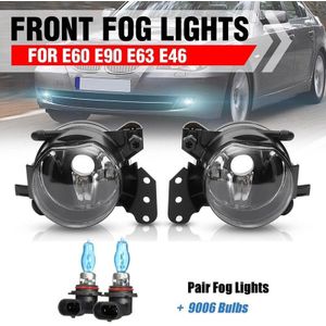 1 Paar Mistlamp Assemblage Auto Mistlampen Lampen Behuizing Lens Clear Met Hij Lampen Voor Bmw E60 E90 e63 E46 323I 325I 525I