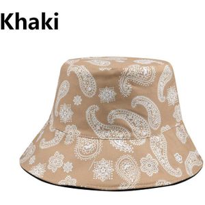 Summer Bandana Paisley Cotton Bucket Hats for Men Women Hip Hop Bob Street Panama Outdoor Fisherman Hat Fishing Caps