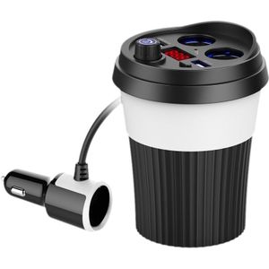 Cup Bluetooth Car Kit Fm-zender MP3 Speler Draadloze High-Speed Charger 3.0
