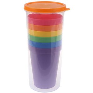 6 Kleur/Set Stapelen Cups Bijpassende Game Educatief Kleur Sorteren Speelgoed