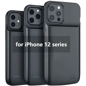 Batterij Oplader Voor Iphone 12 Pro Max Case Externe Batterij Voor Iphone 12 Mini Power Case Bescherming Cover lijst