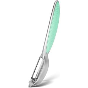 Fissman P-Dunschiller Met Rubberen Grip Luminica Serie Chrome Matt Afgewerkt Zinklegering Peeling Tool