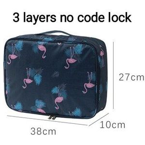 Flamingo Document Tas Grote Capaciteit Reizen Paspoort Portemonnee Card Organizer Mannen Business Waterdichte Opslag Pack