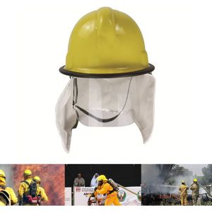 Fire Fighter Rescue Helm Cap Capf Beschermende Bril Brand Hoed