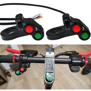 Zwart Led Multifunctionele Koplamp Richtingaanwijzer Motorfiets Stuur Schakelaar Richtingaanwijzers Op/Off Knop Lichtschakelaar