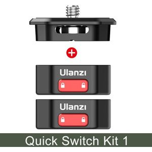 Ulanzi Klauw Quick Release Plaat Klem Quick Instal Systeem Dslr Gopro Action Camera Schouderriem Riem Klem Quick Switch Kit