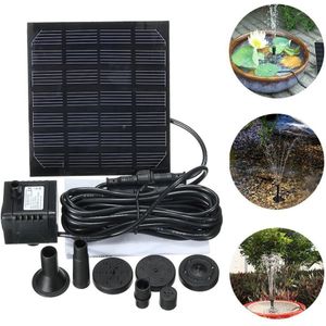 Mini Solar Fontein Pomp Zonne-energie Water Fontein Tuin Fontein Drijvende Water Solar Waterval Zwembad Vijver Tuin Decoratie