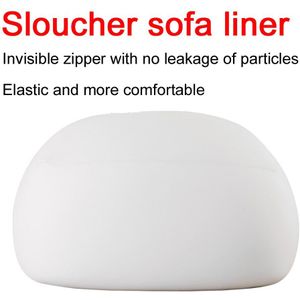 Geen Filler Stoel Cover Lounger Luie Sofa Moderne Rits Thuis Schoon Hotel Bean Bag Binnenvoering Elastische Effen Living kamer