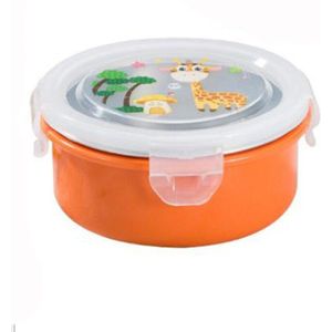 MICCK Cartoon Lekvrij Lunchbox Voor Kinderen Rvs Bento Box BPA Gratis Thermische Isolatie Voedsel Container Leuke Scherper