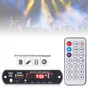 5V Eenvoudige Plug-In Card Audio Bluetooth MP3 Decoder Met Kleur Flash Scherm Ondersteuning Usb/Sd/aux Voor Familie Auto/Dvd