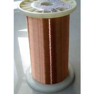 0.08mm mm polyurethaan geëmailleerde ronde koperdraad QA-1-155