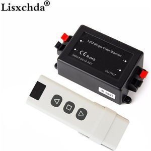 3 key rf draadloze 12-24V led dimmer controller voor 3528 5050 enkele kleur 12v led strip licht 12v 96 w/24 v 192w