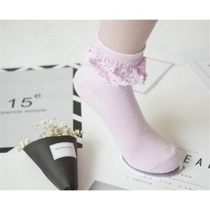 Lolita Stijl Japanse Maiden Mooie Vrouw Korte Sokken Meerdere Kleuren Katoen Socking B416