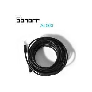 Sonoff AL560 Verlengsnoer, compatibel Met Si7021/AM2301/DS18B20 5M Breiden Kabel Max Lengte 60 M, Officiële Gegarandeerd Nauwkeurigheid