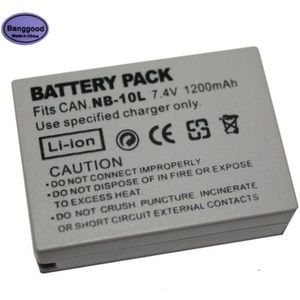 7.4V 1200Mah NB-10L NB10L Nb 10L Camera Batterij Pack Voor Canon SX50 SX60 SX40HS SX40IS SX50HS SX60HS Voor powershot G1X G3X G15