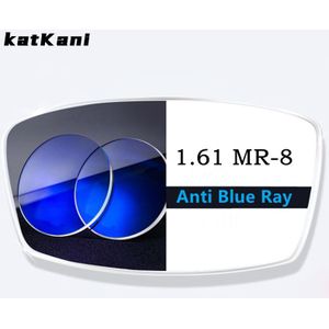 Katkani 1.56 ~ 1.74 Anti-Blauw Licht Bijziendheid, Verziendheid, astigmatisme Computer Beschermende Lens Hmc Coating Super Clear Lens 1 Paar