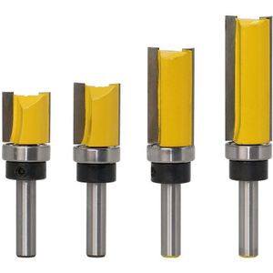 Vack 8 Mm Shank 3/4 "Sjabloon Trim Scharnier Pengaten Router Bit Rechte Frees Trimmer Reiniging Flush Trim Tenon cutter Voor Hout