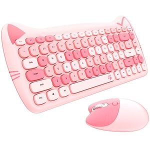 Mofii - 2.4G - Draadloze Toetsenbord Muis Combo - Ergonomische Muis - 1600 DPI