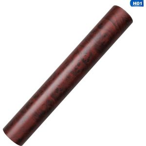 Hoge Glanzende Houtnerf Geweven Vinyl Sticker Decal Roll Auto Interieur Diy Film Wrap Automobiles Waterdicht Vinyl Auto Sticker