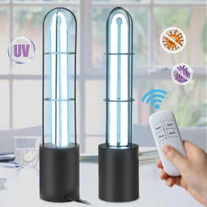 32W Uv Sterilisatie Lamp Thuis Indoor Mijt Ozon Sanitizer Led Kiemdodende Light Timing Afstandsbediening Verstelbare Desinfecteren Lamp