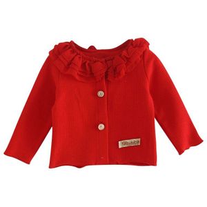 Idee Vis Voorjaar 0-2Y Baby Meisjes Blouse Kerst Kids Kleding Lange Mouwen Meisjes Shirt Kinderen Tops Roze Rood