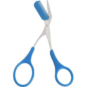 1Pcs Rvs Wenkbrauw Trimmer Schaar Grooming Wenkbrauw Scheerapparaat Brow Haar Verwijderen Scheermes Facial Beauty Make-Up Tools