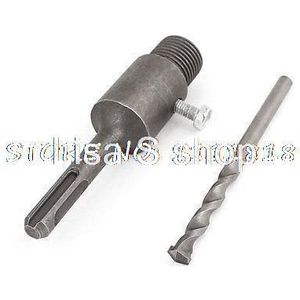 Sds Plus Shank 21 Mm Mannelijke Schroefdraad Boren Boorkop Adapter Grijs