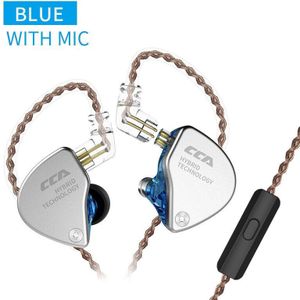Cca CA4 Opknoping In Ear Oordopjes Monitor Metal Hybrid Technologie Hifi Bass Oordopjes Sport Noise Cancelling Headset Zax Gamer
