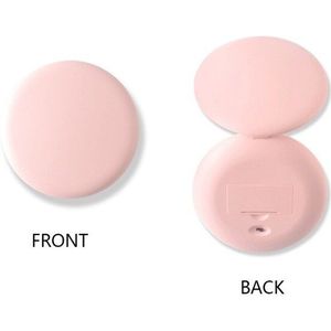 Mini 10X Vergroten Hd Draagbare Verlichting Led Make-Up Spiegel Hand Hold Opvouwbare 12 Leds Pocket Make-Up Spiegel Licht Schoonheid Cosmetische tool