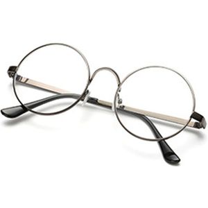 Retro Oversized Koreaanse Ronde Bril Frame Clear Lens Vrouwen Mannen Retro Gold Lenzenvloeistof Optische Frame Brillen Vintage Bril