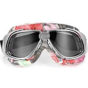 Motorfiets Bril Leather Motocross Goggles Eyewear Downhill Fiets Helm Googles Sport Zonnebril Voor Atv Dirt Bike 6 Kleuren
