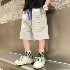 2022 Zomer Kinderen Dinosaurus Print Katoenen Shorts Voor Jongens Losse Slipje Kids Beach Korte Broek Tieners Sport Carf Broek