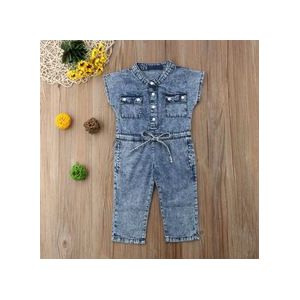 Peuter/Kinderen/Baby Meisje Denim Lange Romper