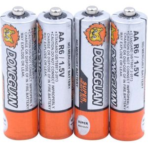 Zink Carbon Droge Batterij Aa 1.5V Baterias Voor Camera, Rekenmachine, Wekker, Muis, afstandsbediening 2A UM3 HR6 AM3 Batterij