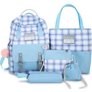 Plaid Rugzak Vrouwen Reizen Bagpack Anti Diefstal Laptop Backbags Schooltassen Voor Tienermeisjes Rugzak Mochila Escolar