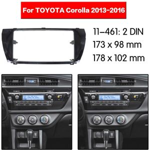 Autoradio Fascia Voor Toyota Corolla + (Linker Wiel) stereo Fascia Dash Cd Trim Installatie Frame Kit 173*98 Mm