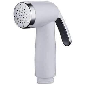 Handheld Wit Chroom Bidet Spuit Wc Shattaf Badkamer Douche Doek wassen Luier Schoonmaken Douchekop ass cleaner plug