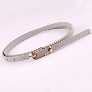 Vrouwen Slim Dunne Jurk Riem Lederen Riem Gesp Zwart Wit Blauw Skinny Vrouwelijke Riem Tailleband