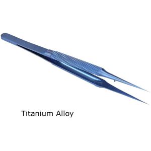 Precisie Titanium Legering/Rvs Fly Lijn 0.15Mm Vingerafdruk Pincet Elektronische Componenten Rechte/Gebogen Tip Pincet