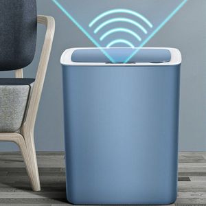 Praktische Automatische Sensor Vuilnisbak Smart Sensor Prullenbak Inductie Afvalbak Milieuvriendelijke Vuilnisbak Huishoudelijke Prullenbak 14L