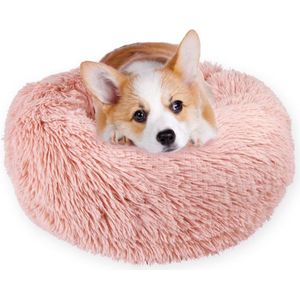 6 Kleuren Lange Pluche Super Zacht Huisdier Bed Puppy Kussen Mat Draagbare Kat Levert Kennel Hond Ronde Kat Winter Warm slaapzak