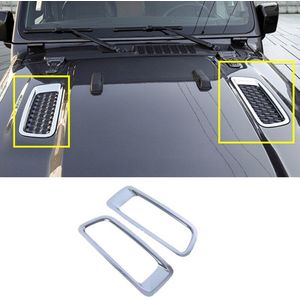 Auto Motor Kap Air Ac Outlet Vent Decoratie Cover Sticker Voor Jeep Wrangler Jl + Auto Stickers