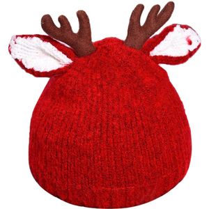 Herfst Baby Kerst Leuke Rendier Baby Beanie Soft Warm Haak Gebreide Muts Voor Meisjes Jongens Christmas Kids Caps #30