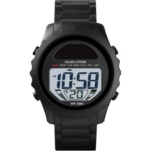 Skmei Solar Supply Digitale Horloge Mannen Lithium Batterij Sport Heren Horloges Waterdicht Datum Chrono Horloges Voor Mannelijke Montre 1585