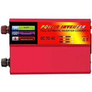 Universal Voltage Converter, Omvormer, 500W 4USB Power Regulator Digitale Display Power Omzetten Dc 12V Naar Ac 220V-240V