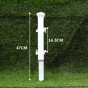 Wit Pvc Plastic Hek Europese Stijl Voor Tuin Oprit Poorten Kerstboom SMD66