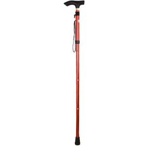 T-Handvat Telescopische Wandelstok Voor Ouderen Baton Wandelen Trekking Poles 83-93Cm Draagbare Aluminium Vouwen stok